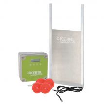 Puerta corredera automática Kerbl Hobbyfarming para gallineros - 40 x 43 cm (An x Al)