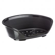 Ferplast Siesta Deluxe Dog Basket - Black - Size 8: 82 x 59.5 x 25 cm (L x W x H)