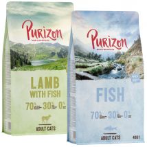 Offre d'essai mixte Purizon 2 x 400 g - sans céréales - Adult, poisson + Adult, agneau & poisson