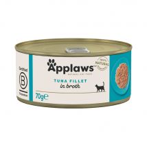 24x70g Tonijnfilet Applaws Kattenvoer