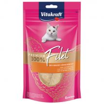 Vitakraft Premium Filet para gatos - 2 x Pollo (140 g) - Pack Ahorro