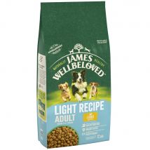 2x12,5kg James Wellbeloved Adult Light Hypoallergenic agneau, riz - Croquettes pour chien