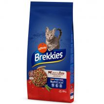 Brekkies con buey, verduras y cereales para gatos - Pack % - 2 x 15 kg