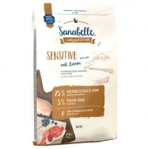 Sanabelle Sensitive con cordero - 2 x 10 kg - Pack Ahorro