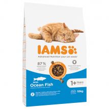 IAMS Dry Cat Food Economy Packs - for Vitality Adult Ocean Fish (2 x 10kg)