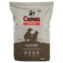 20kg Croquettes complètes pour chien Cavom Agneau & Riz