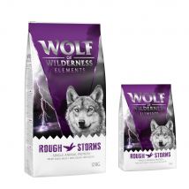 12 kg + 2 kg gratis! 14 kg Wolf of Wilderness Crocchette per cani - Adult Rough Storms - Anatra