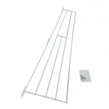 kit complet Trixie Grille de protection pour fenêtre à soufflet, blanche