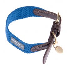 Collier Nomad Tales Bloom, saphir pour chien  - taille L : tour de cou 46 - 52 cm, l 38 mm