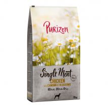 12kg Single Meat Adult Kip met Kamillebloemen en Pompoen Purizon Hondenvoer