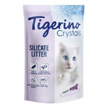 3x5L Lavendel Tigerino Crystals Kattenbakvulling Silicaat