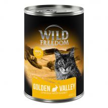 Lot Wild Freedom Adult 24 x 400 g - Golden Valley - lapin, poulet