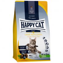2x1,3kg Happy Cat Culinary Adult volaille fermière - Croquettes pour chat