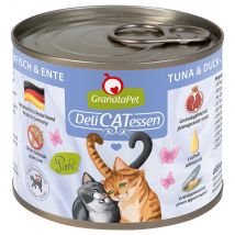 GranataPet DeliCatessen Adult Eend Kattenvoer - Bestel ook natvoer: 6 x 200 g GranataPet DeliCatessen - Eend & Tonijn
