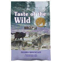 12,2kg Sierra Mountain Taste of the Wild - Croquettes pour chien