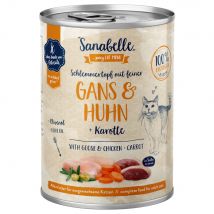 Sanabelle Vlees in Saus 6 x 380 g Kattenvoer - Gans & Kip