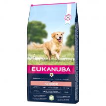 Eukanuba Senior razas grandes y muy grandes, con cordero y arroz - 2 x 12 kg - Pack Ahorro