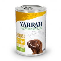 Set prova misto! 6 x 400 g Yarrah Bio alimento biologico - Mix: 3 gusti a base di Manzo o Pollo bio