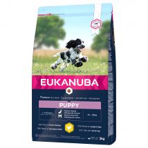 Eukanuba Puppy Medium Breed poulet pour chiot - lot % : 2 x 3 kg