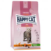 Happy Cat Young Junior Eend Kattenvoer - 1,3 kg