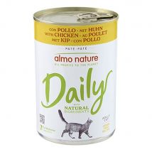 24x400g Almo Nature Daily poulet - Pâtée pour chat