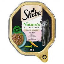 22x85g Zalm in Saus Nature's Collection Sheba Kattenvoer