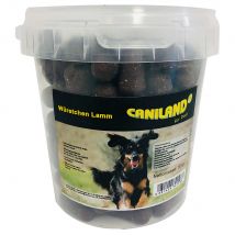 Caniland salchichas de cordero con aroma ahumado snacks para perros - 3 x 500 g