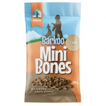 Set risparmio! Barkoo Mini Bones (semi-umido) Snack per cani - 4 x 200 g con Agnello
