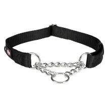Collier anti-traction Trixie Premium, noir pour chien - taille L-XL