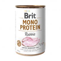 Brit Mono Protein 12 x 400 g Alimento umido per cani - Coniglio