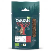 3x50g Yarrah Bio Mini Snack - Friandises pour chat