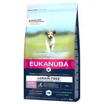 2x3kg Grain Free Puppy Small/Medium Breed Zalm Eukanuba Hondenvoer