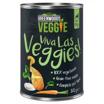 Greenwoods Veggie met Yoghurt, Aardappel, Wortel en Spinazie Hondenvoer 12 x 375 g
