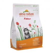 Multipack risparmio! 2 x 2 kg Almo Nature Crocchette per gatti - Holistic Kitten Pollo Fresco