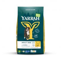 2x15kg Yarrah Bio Adult poulet bio - Croquettes pour chien
