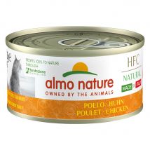 Almo Nature HFC Natural Made in Italy 6 x 70 g Alimento umido per gatti - Pollo - NOVITÀ