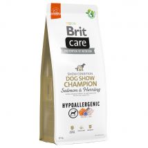 Prezzo speciale! 3 kg / 12 kg Brit Care Hypoallergenic Crocchette per cani - 12 kg Show Champion Salmone & Aringa