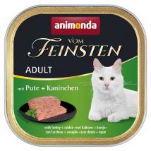 animonda vom Feinsten Adult 64 x 100 g Alimento umido per gatti - Tacchino & Coniglio