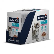 Advance Kitten Tacchino umido per gatto - 12 x 85 g
