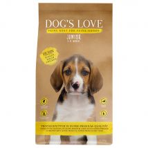 Dog's Love Junior Pollo pienso para perros - 12 kg