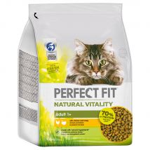 Perfect Fit Natural Vitality Adult 1+ Pollo & Tacchino Crocchette per gatti - Set %: 2 x 2,4 kg