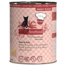 catz finefood Ragoût 6 x 380 g pour chat - No.603 oie, dinde