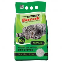 Litière Super Benek Green Forest, senteur pin pour chat - 2 x 10 L (ca. 16,8 kg)