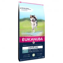 2x12kg Eukanuba Grain Free Adult Large Dogs lam droog hondenvoer
