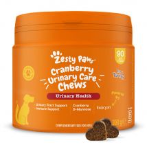 Zesty Paws Cranberry Urinary Care Chews Urinary Health - Turkey - 90 Chews