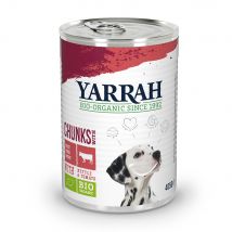 Yarrah ecológico 24 x 380 g / 400 g / 405 g en latas - Pack Ahorro - Bocaditos de vacuno ecológicos (24 x 405 g)