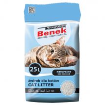 Litière Super Benek Compact pour chat - 25 L (environ 20 kg)