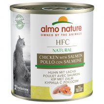 Almo Nature HFC 12 x 280 g - Pack Ahorro - Pollo y salmón