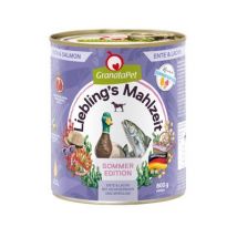 GranataPet Liebling's Mahlzeit Limited Summer Edition - Eend & Zalm (6 x 800 g)