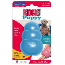 Jouet KONG Puppy bleu taille M, pour petit chien et chiot